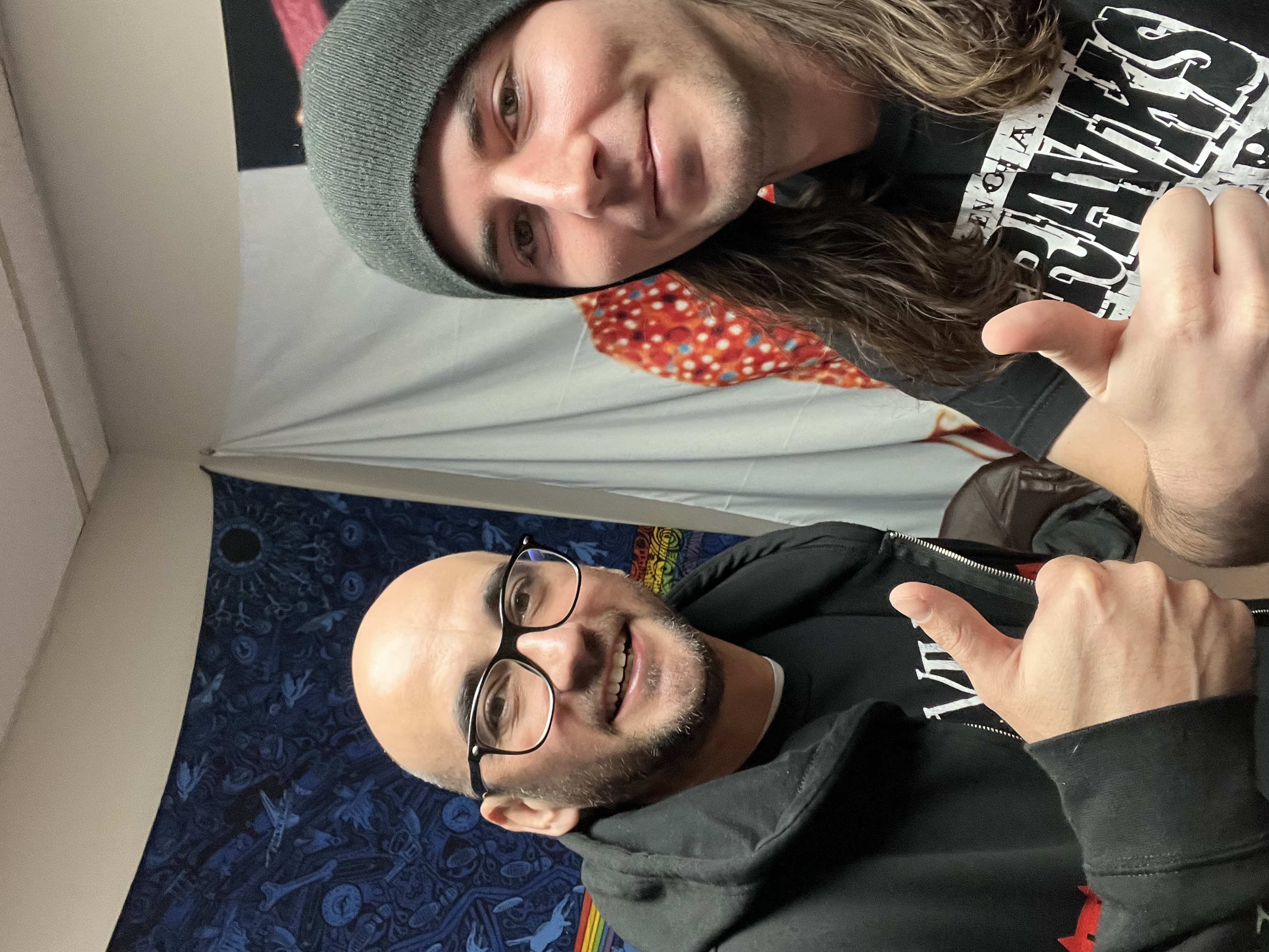 Students playing music together