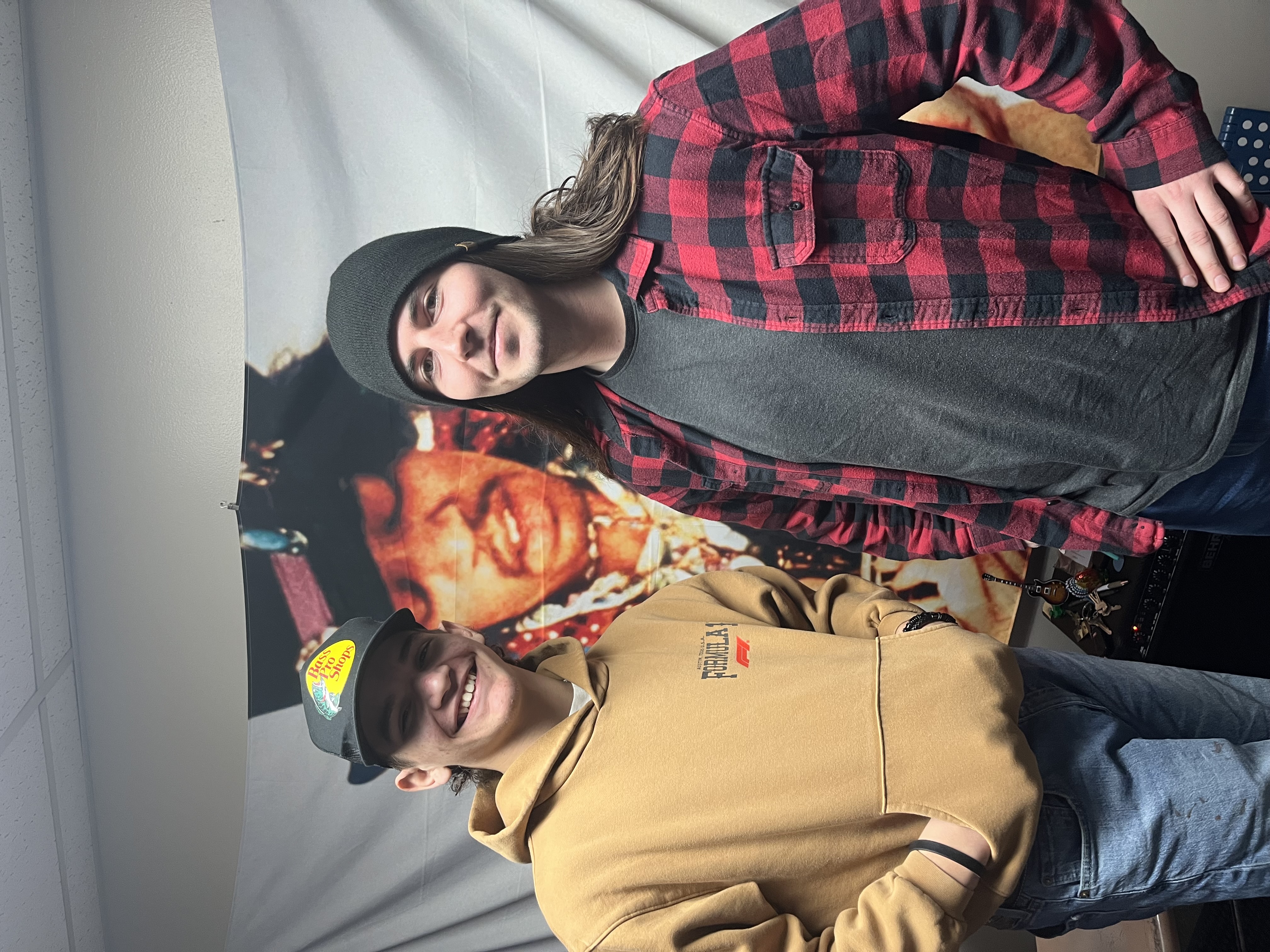 Mitch teaching guitar